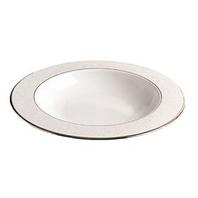 Lenox Continental Dining Platinum Bone China Large Pasta Soup Bowl by Lenox China
