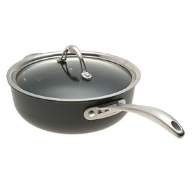 Calphalon One Nonstick 4-Quart Chef's Pan with Glass Lid by Chef's Pans