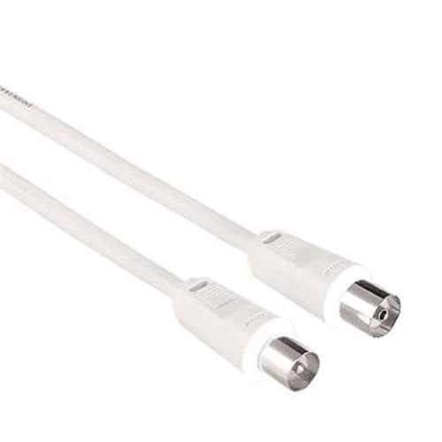 Heimkinosysteme: Hama Antennen-Kabel Koax-Stecker - Koax-Kupplung, 7,5 m, 75 dB