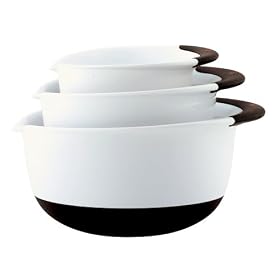 SoftWorks 3-piece Plastic Mixing Bowl Set by SoftWorks