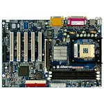 Elektronik Und Foto: Albatron PX845PEV800 Anniversary Edition schwarz Motherboard Socket478 Intel 845 1A/5P LAN ATX