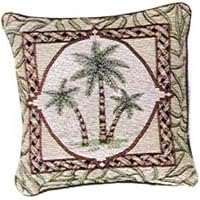Paradise Palms Palm Tree Trees 18 inch Couch Pillow