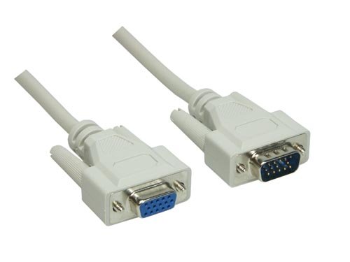 Verst&auml;rker und Receiver: VGA Monitorverl�ngerung 15pol HD Stecker/Buchse
