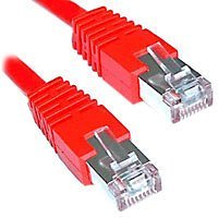 TV Ger&auml;te: Teleg�rtner Patchkabel 600Mhz Patchkabel Kat7 S-FTP rot 2.0 m