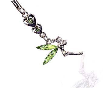 Festplatten: SUSHI Handyschmuck Swarovski Tingerbell gr�n SC03
