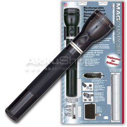 MP3 Player: MagLite MagCharger, wiederaufladbare Halogen Taschenlampe