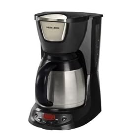 Black and Decker DE790 8 Cup Programmable Coffee Maker with Stainless Steel Thermal... by MFR. BLACK & DECKER