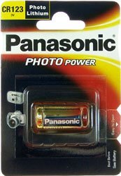 Projektoren: Panasonic Battery CR123 3V Photo Power NEU