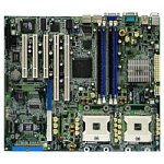 Elektronik und Foto: Asustek Computer PCH-DR 2X Sockel 604 IE7210 ATX Mainboard
