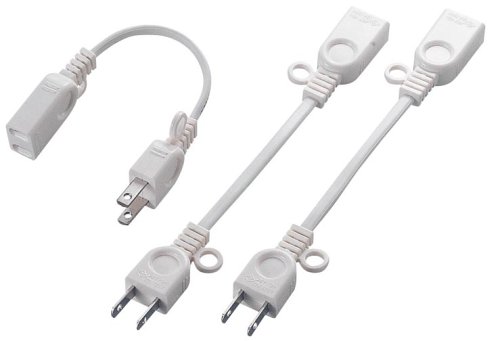 ELECOM �d�������R�[�h 3�{�Z�b�g T-AD1WHX3