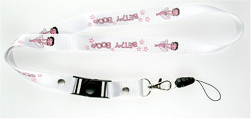 Kamerazubeh&ouml;r: Betty Boop Neckstrap weiss POT08