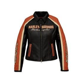 Womens Leather Jacket - Harley Davidson Womens Vintage Cruiser Leather Jacket