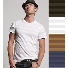 Mens : Tonal Stripe Crew