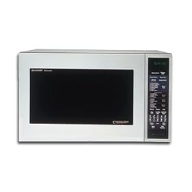Sharp R930CS 1.5 Cu. Ft. Countertop Microwave Oven with 900 Cooking Watts and 4-Way... by 