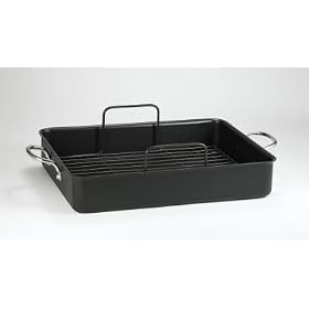 T-FAL A9229764 Professional Total Non-Stick 16-Inch Roaster, Grey by T-FAL