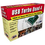 Elektronik und Foto: ADS USB Turbo Quad 4 Controller PCI-32Bit - 4 xUSB-A/Buchse