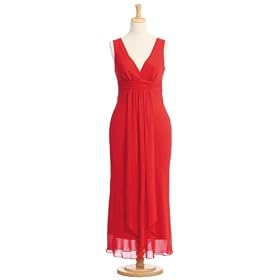 Classic Plus Size Empire Waist Sleeveless Long Prom Evening Dress w/ Front Tail Classic Plus Size Empire Waist Sleeveless Long Prom Evening Dress w/ Front Tail