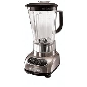 KitchenAid KSB580NK 5 Speed Blender Custom Metallic, Brushed Nickel by KitchenAid