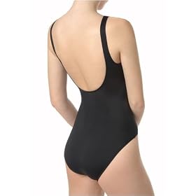 Lisa Curran Twisted Two Tone swimsuit - Back Lisa Curran Twisted Two Tone swimsuit - Back