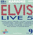 Chartbuster Karaoke: Elvis Presley Live, Vol. 5