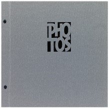 Kamerazubeh&ouml;r: Brause Exacompta-: Fotoalbum Silber Metallic 37x29