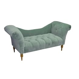 Button Tufted Chaise Settee : multi-purpose settee design designer