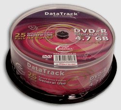 Digitalkameras: DVD-R DataTrack 25er Cakebox 4x