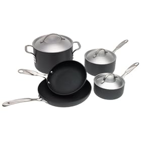 Simply Calphalon Nonstick Aluminum 8-Piece Cookware Set by Calphalon
