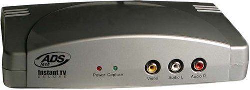 Elektronik und Foto: ADS Instant TV deluxe USB TV Karte extern USB2.0 analog Fernbedienung MPEG-2 Hardware EPG Timeshift Video-IN
