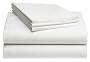 Pike Street 410-Thread-Count Egyptian Cotton Sateen Queen Sheet Set, White