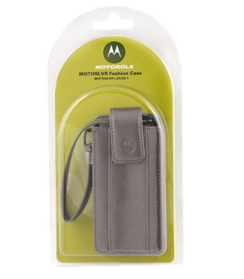 Festnetztelefone: funkt. Ledertasche Motorola silber