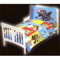 STAR WARS Galactic Heroes - 4pc Bedding Set - Toddler & Crib Size STAR WARS Galactic Heroes - 4pc Bedding Set - Toddler & Crib Size