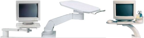 MP3 Player: MAUL Monitor-Teleskop-Arm, mit Wandhalterung, grau