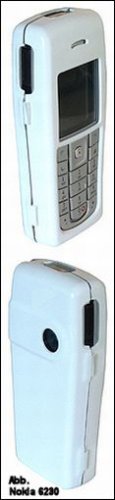 Verst&auml;rker und Receiver: VCT Crystal Case WHITE f�r Nokia 6230, 6230i