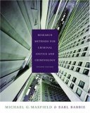 Research Methods for Criminal Justice and Criminology (with CD-ROM and InfoTrac )