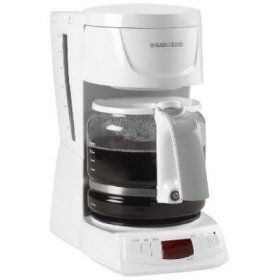 Black and Decker DLX900 12-Cup Drip Coffeemaker, White by Black & Decker