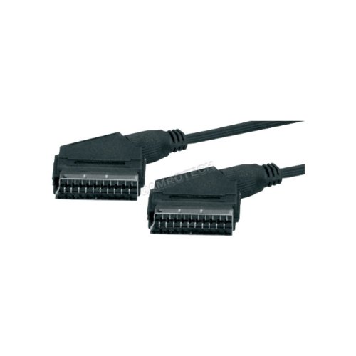 Zubeh&ouml;r: 1.5m 21-polig Scart Stecker auf Scart Stecker