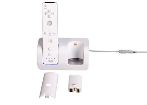 Elektronik und Foto: Artwizz Wii Aufladestation incl. 2 paar Akku-Batterien f�r Nintendo Wii