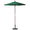 Strathwood 6-Foot Olefin Market Umbrella, Hunter