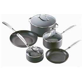 WearEver Premium Hard-Anodized 8-Piece Cookware Set by Cookware Sets