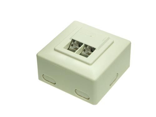 Camcorder: Cat. 5e Anschlu�dose 100MHz 2x RJ 45 Bu AP