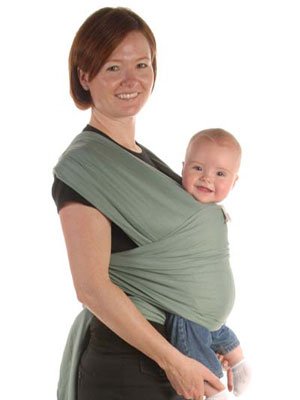Moby Wrap Baby Carrier-Moss