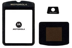 Digitalkameras: Displayglas Motorola Razr V3 Original 3-Teilig ( vorder + innen+ Kamera Display )