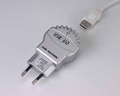Festplatten: Steckernetzteil Ansmann USB 2 GO 100-240V 5V USB-Ausgang
