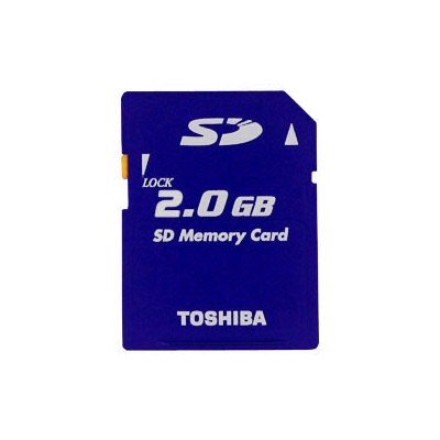 DVD Player: Original Toshiba SD Karte 2GB