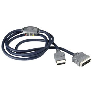Kamerazubehoer: Bandridge GL1502V X-Box-Stecker - Scart-Stecker + 3x Cinchkupplung 2,00 m