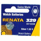 Review   / Renata Silver Oxide Watch Battery For 329