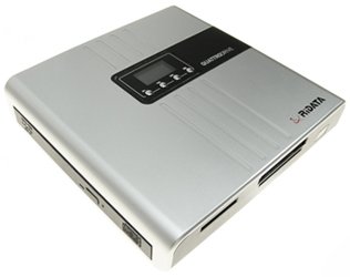 Speicherkarten: Ridata QuattroDRIVE - 4 in 1 Kartenleser, externer CD Brenner und DVD player mit Fernbedienung.
