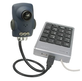 Audio und Video: USB Mini WebCam Pro, mit Schwanenhals direkt am USB Stecker