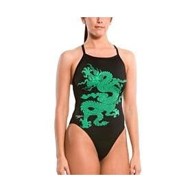 Speedo Women's Dragon Engineered Print Flyback Racing Suit Speedo Women's Dragon Engineered Print Flyback Racing Suit
